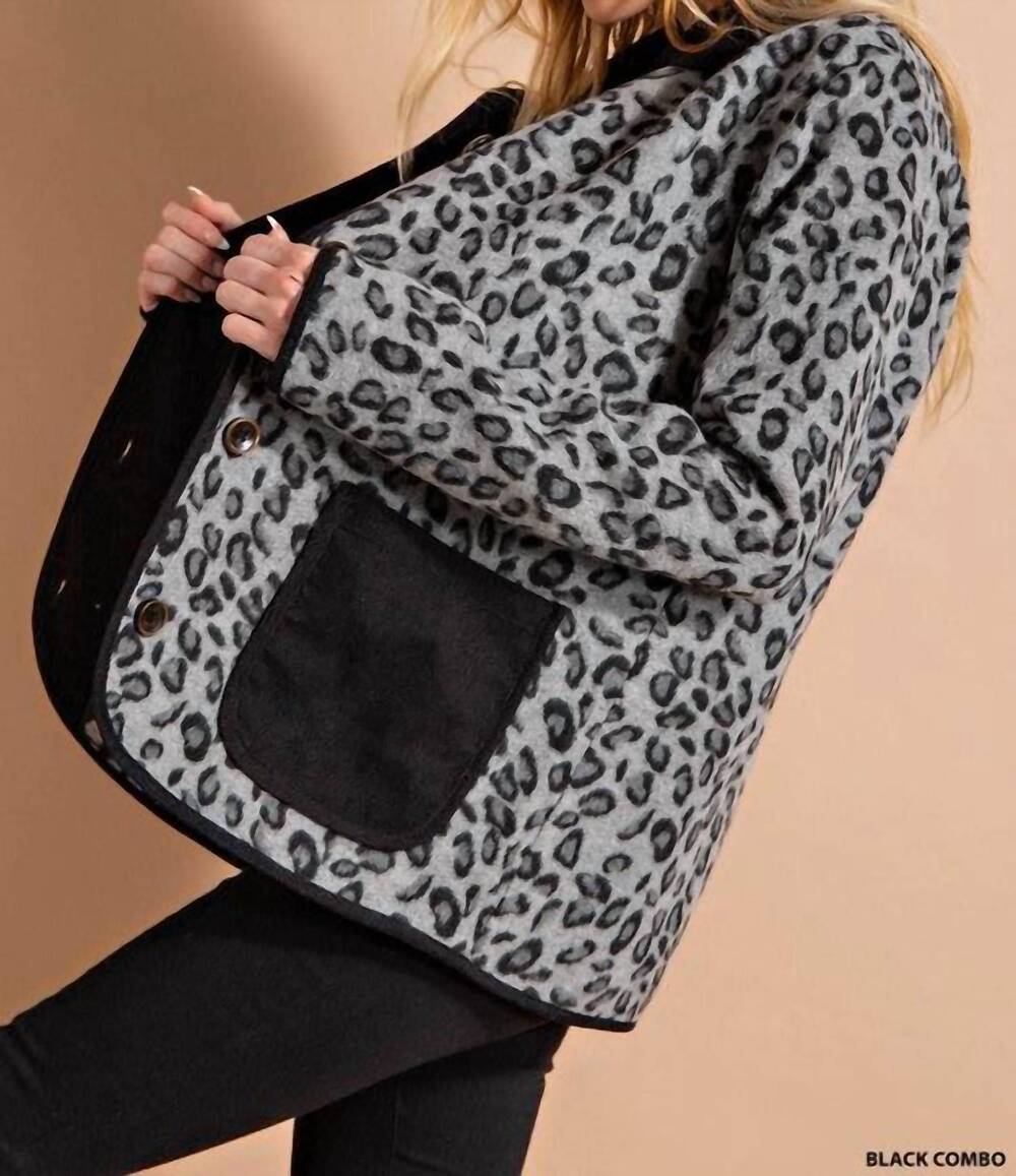 NEW KORI jungle bells jacket in black; grey - Picture 2 of 3